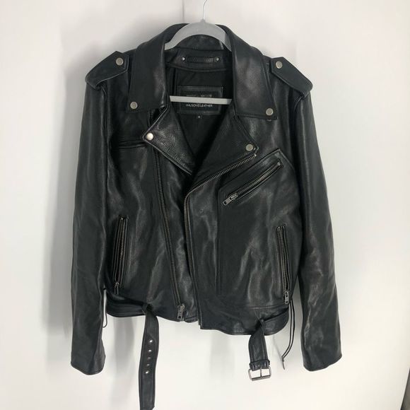 Wilson Leather Finn Rider Moto Jacket Sz S - Picture 5 of 13